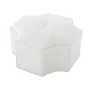 Fiorella Leather Cocktail Ottoman