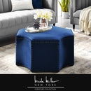 Fiorella Velvet Cocktail Ottoman