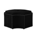 Fiorella Velvet Cocktail Ottoman