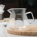 Octagonal glass coffee kettle kitchen faceted clear dripper by Decorbites
