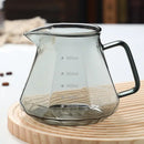 Octagonal glass coffee kettle kitchen faceted clear dripper by Decorbites