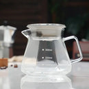 Octagonal glass coffee kettle kitchen faceted clear dripper by Decorbites