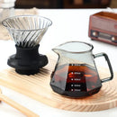 Octagonal glass coffee kettle kitchen faceted clear dripper by Decorbites