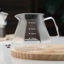 Octagonal glass coffee kettle kitchen faceted clear dripper by Decorbites