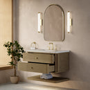 James Martin Allamari 36" Floating Single Bathroom Vanity, Dune Mist