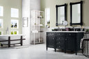 James Martin Brittany 60" Double Bathroom Vanity, Black Onyx