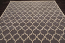 8 x 10 Handmade 100% Wool Traditional Oriental Area rug Modern Gray & Ivory