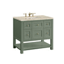 James Martin Breckenridge 36" Single Bathroom Vanity, Smokey Celadon