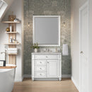 James Martin Bristol 36" Single Bathroom Vanity, Bright White