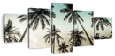 Dawning Above Palm Trees Wall Art