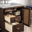 James Martin Addison 30" Single Bathroom Vanity, Mid-Century Acacia