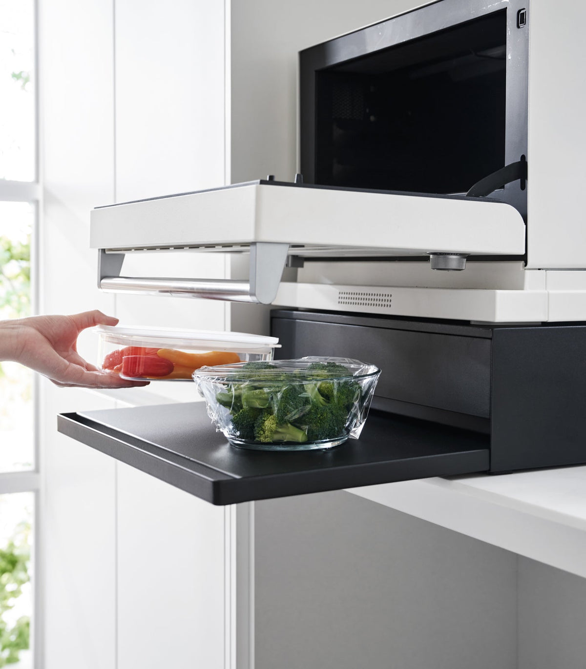 Countertop Drawer with Pull-Out Shelf - Steel, photo 15 of 19