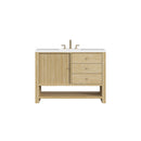 James Martin Marigot 48" Single Bathroom Vanity, Sunwashed Oak