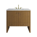 James Martin Hudson 36" Single Bathroom Vanity, Honey Oak