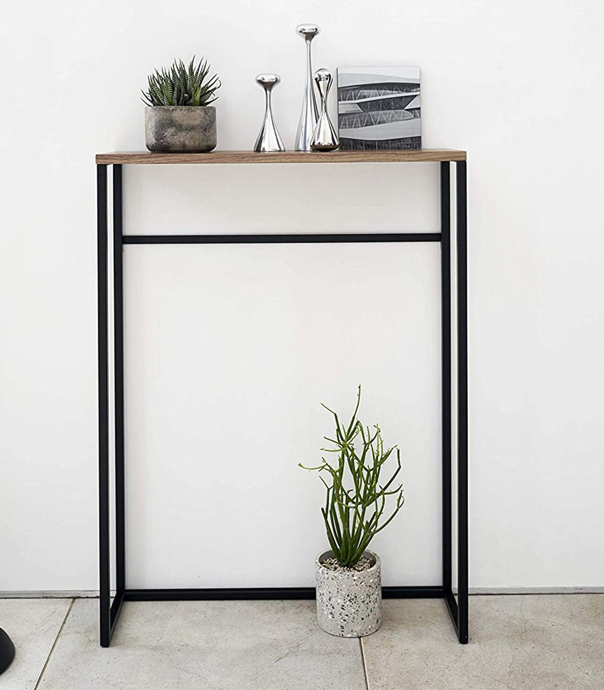 Narrow Entryway Console Table (32" H)  - Steel, photo 11 of 14
