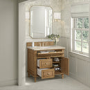 James Martin Lorelai 36" Single Bathroom Vanity, Light Natural Oak