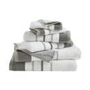 Decorative Cotton Stripe Bath Towel Set - Noelle Collection by Great Bay Home