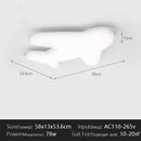 GobekUsa Airplane Ceiling Chandelier LED Light for Children's Room Decor