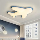 GobekUsa Airplane Ceiling Chandelier LED Light for Children's Room Decor