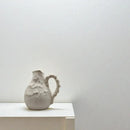 GobekUsa Handmade Irregular Grain Ceramic Vase for Home Floral Arrangements