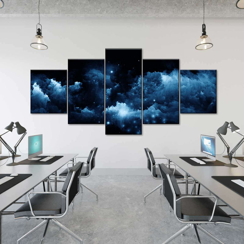 Starry Nighttime Sky Wall Art