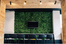 White Oasis Artificial Vertical Garden Green Wall Panel 40×40in 11 SQ FT – UV Resistant – Commercial Grade