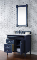 James Martin Brittany 36" Single Bathroom Vanity, Victory Blue