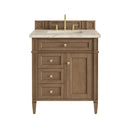 James Martin Brittany 30" Single Bathroom Vanity, Pecan