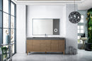 James Martin Linear 72" Single Bathroom Vanity, Whitewashed Walnut