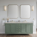 James Martin Chicago 72" Double Bathroom Vanity, Smokey Celadon