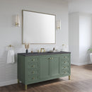 James Martin Chicago 60" Single Bathroom Vanity, Smokey Celadon