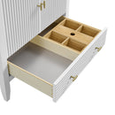 James Martin Myrrin 30" Single Bathroom Vanity, Bright White