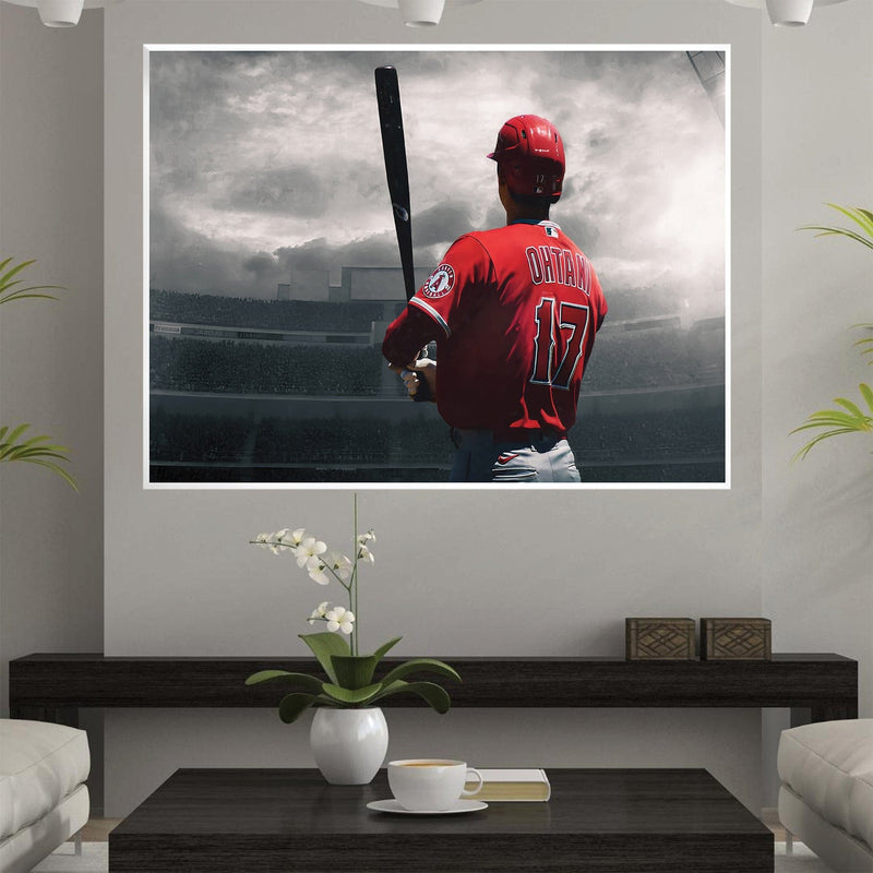 Ohtani at Bat Canvas