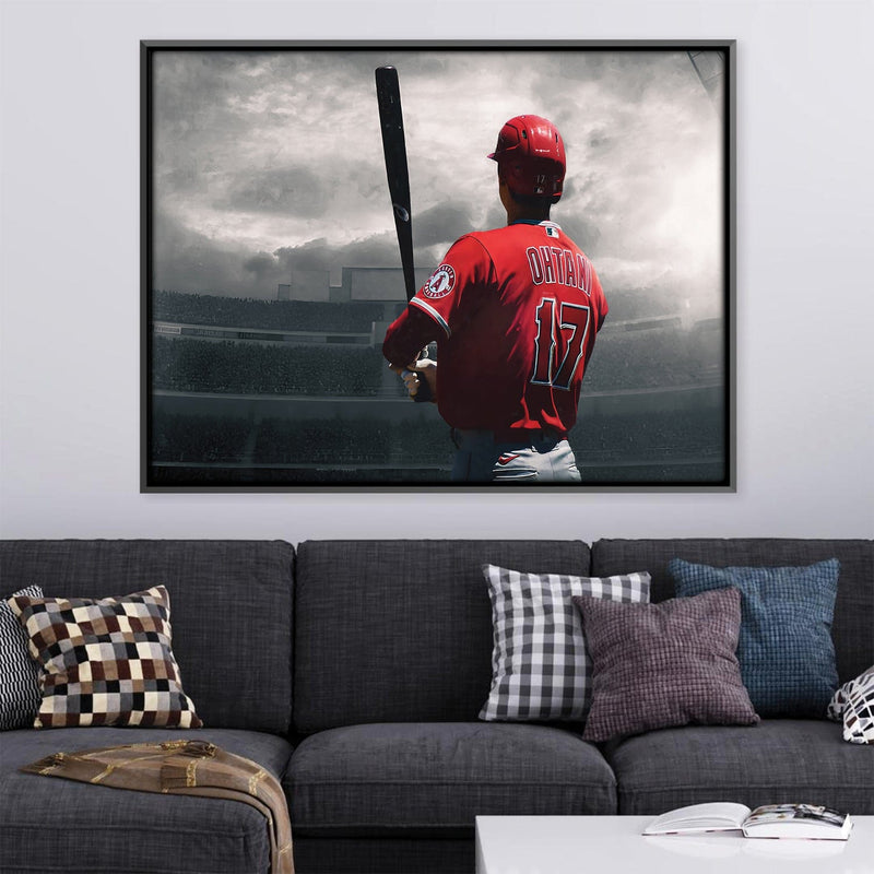 Ohtani at Bat Canvas