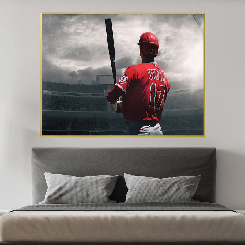 Ohtani at Bat Canvas