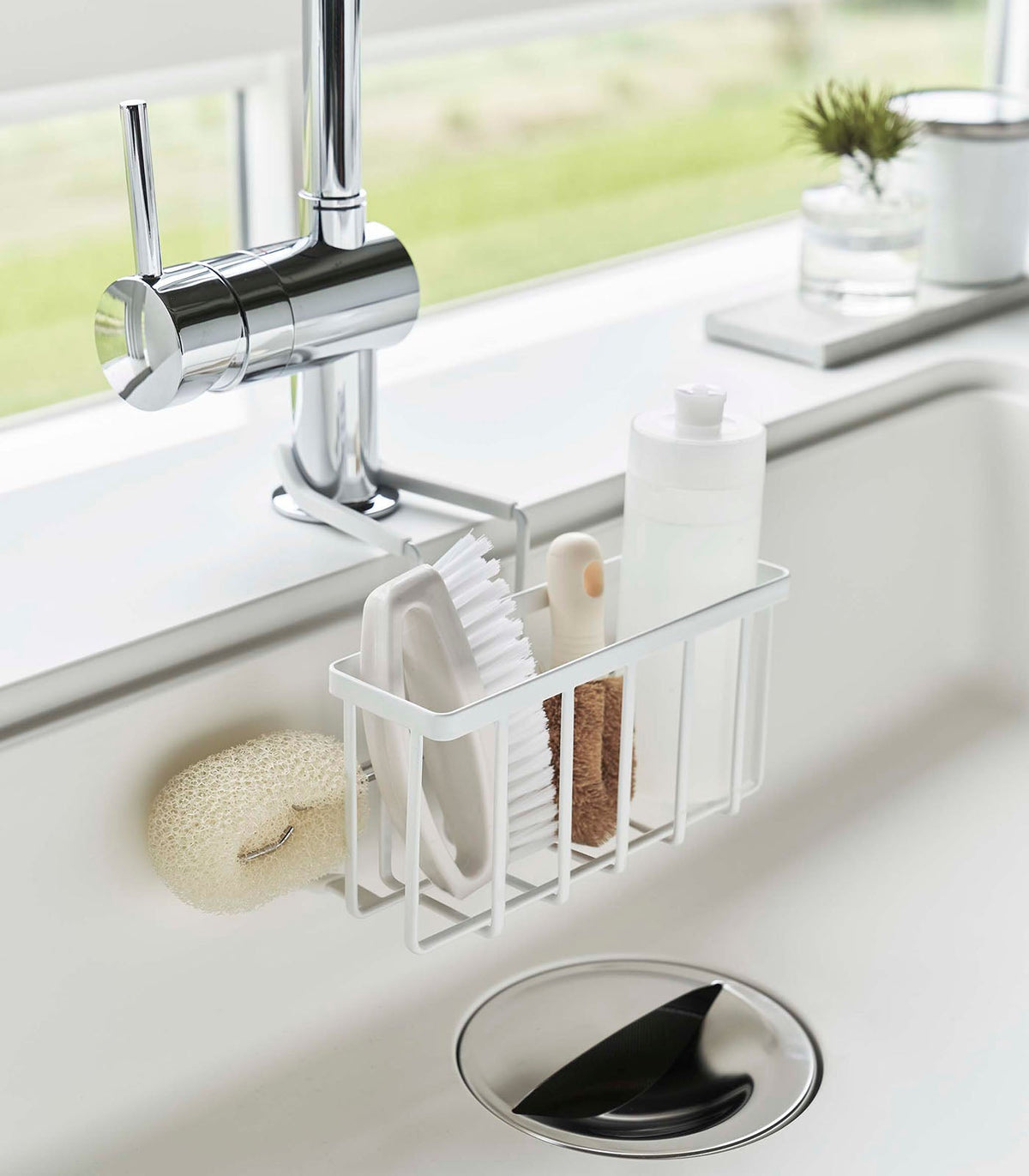 Faucet-Hanging Sponge Caddy - Steel, photo 3 of 15
