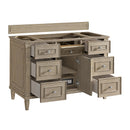 James Martin Lorelai 48" Single Bathroom Vanity, Whitewashed Oak