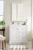 James Martin De Soto 36" Single Bathroom Vanity, Bright White