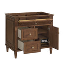 James Martin Lorelai 36" Single Bathroom Vanity, Mid-Century Walnut