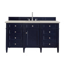 James Martin Brittany 60" Single Bathroom Vanity, Victory Blue