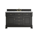 James Martin Brookfield 60" Single Bathroom Vanity, Black Onyx