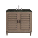 James Martin Portland 36" Single Bathroom Vanity, Whitewashed Walnut