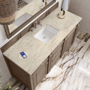 James Martin Bristol 60" Single Bathroom Vanity, Whitewashed Walnut
