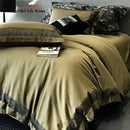 GobekUsa 1400TC Egyptian Cotton Luxury Bedding Set with Duvet Cover, Sheet, Pillowcases