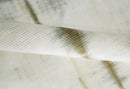 Olive and ivory 6x9 Modern Abstract Hand Woven Art Silk Rug | KNT1