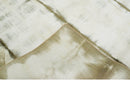 Olive and ivory 6x9 Modern Abstract Hand Woven Art Silk Rug | KNT1