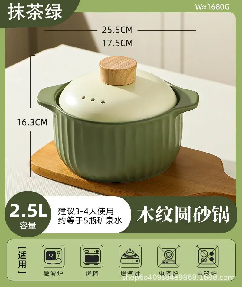 GobekUsa Gas Stove Rice Cooker Casserole Pot - High Temperature Resistant Soup Pot, photo 8 of 8