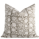 Jardim Floral Block Printed Pillow Cover | Olive by Apartment No.3
