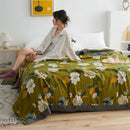GobekUsa Cotton Gauze Plaid Blanket - Super Soft Bed Throw Blanket