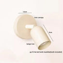 GobekUsa LED Wall Sconce Pull Chain Switch Cream Style Stair Light Fixture